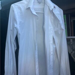 Modena White Button-Up Shirt